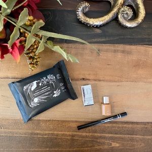 BRAND NEW FACE WIPES, DIOR FOUNDATION AND BROW PEN